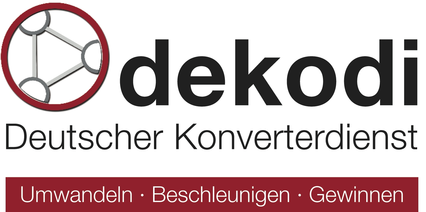 dekodi - Deutscher Konverterdienst